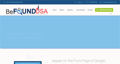Desktop Screenshot of befoundusa.com